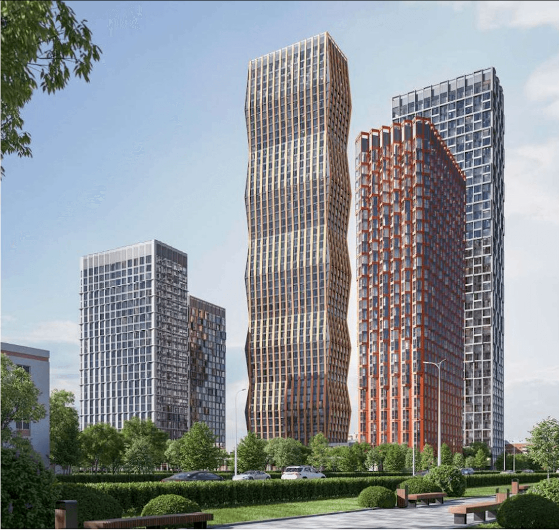 Общий вид башен INDY Towers